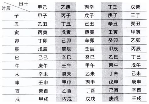 八字 日干|日干支查询